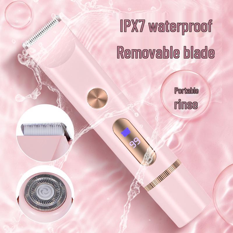 Rechargeable Dual-Head Women's Shaver & Trimmer - Safe for Sensitive Areas