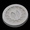 Rosette Leaves Silicone Mold For Resin Cake Diy Chocolate Sugar Baking Mould Picture Frame Molding Decoration Tool