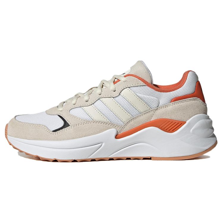 Adidas Originals Retropy Adisuper Mesh Suede Classic Non-Slip Low-Top Lifestyle Shoes Women Sneaker Beige Orange HQ1848