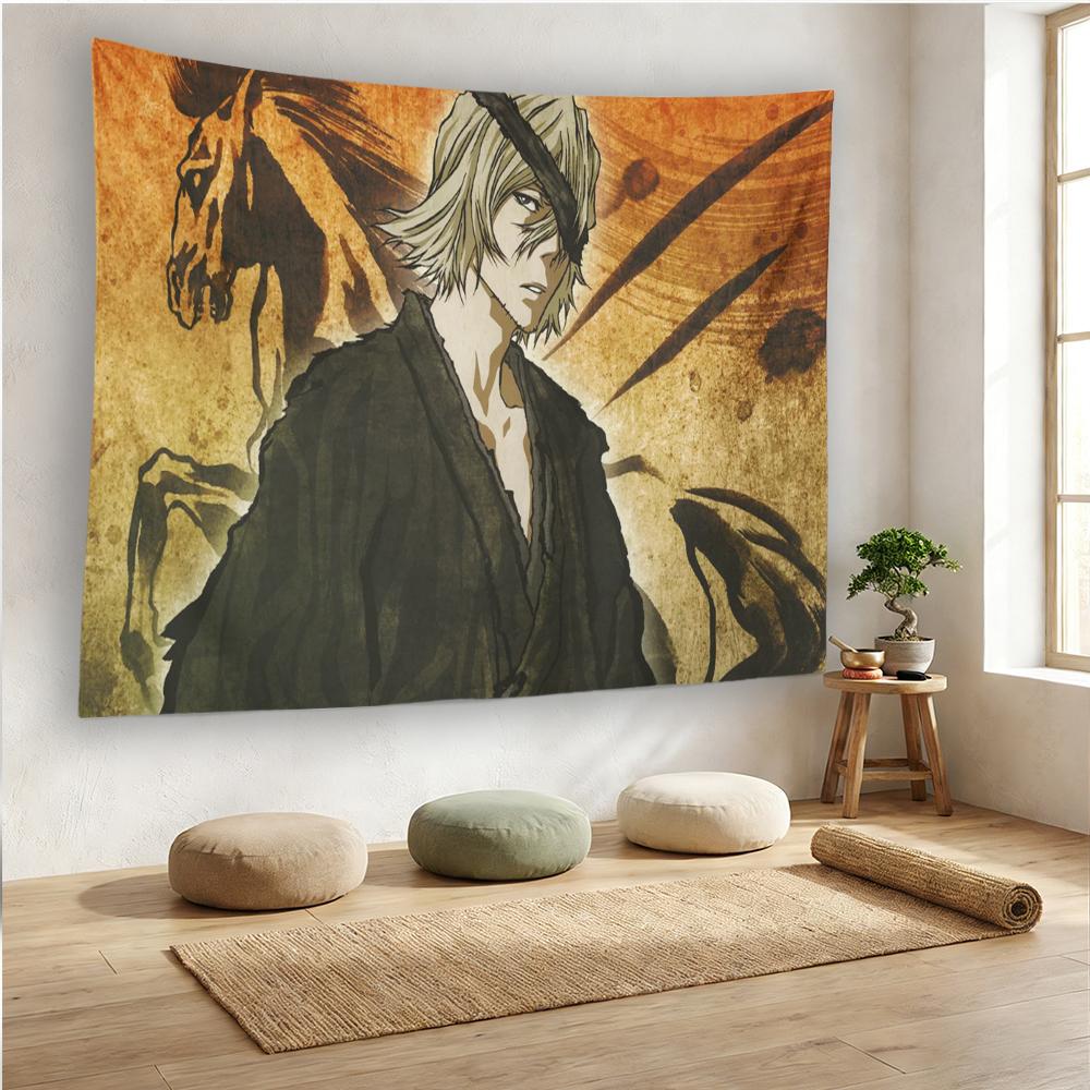 B-Bleach U-Urahara Kisuke Large Tapestry, Large Wall Tapestry, Cool Room Decoration Items For Bedroom Dorm