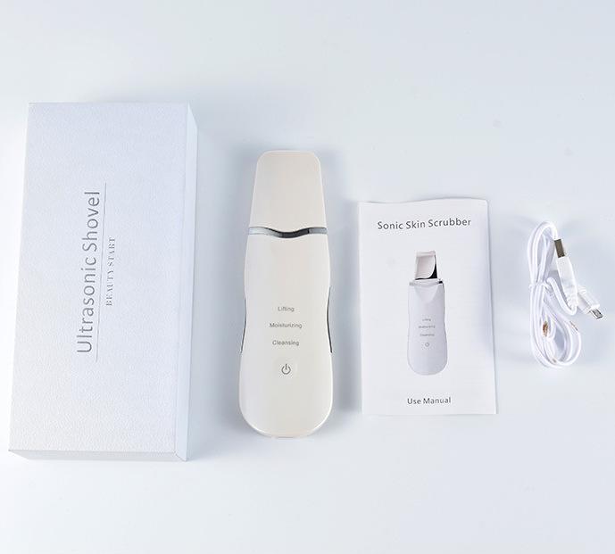 Ultrasonic Skin Scrubber: Blackhead Remover & Beauty Device for Lifting and Firming