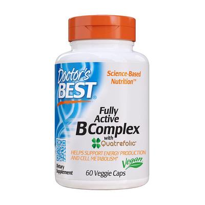 Complexe B entièrement actif avec Quatrefolic, 60 capsules végétales