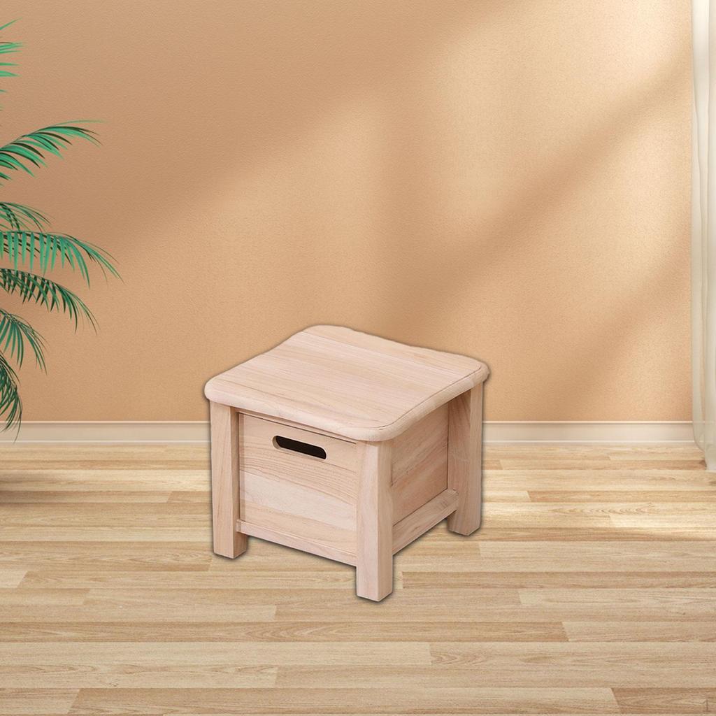 Dřevěná úložná stolička pro domácnost Malá přenosná úspora místa se zásuvkou výměnou bot