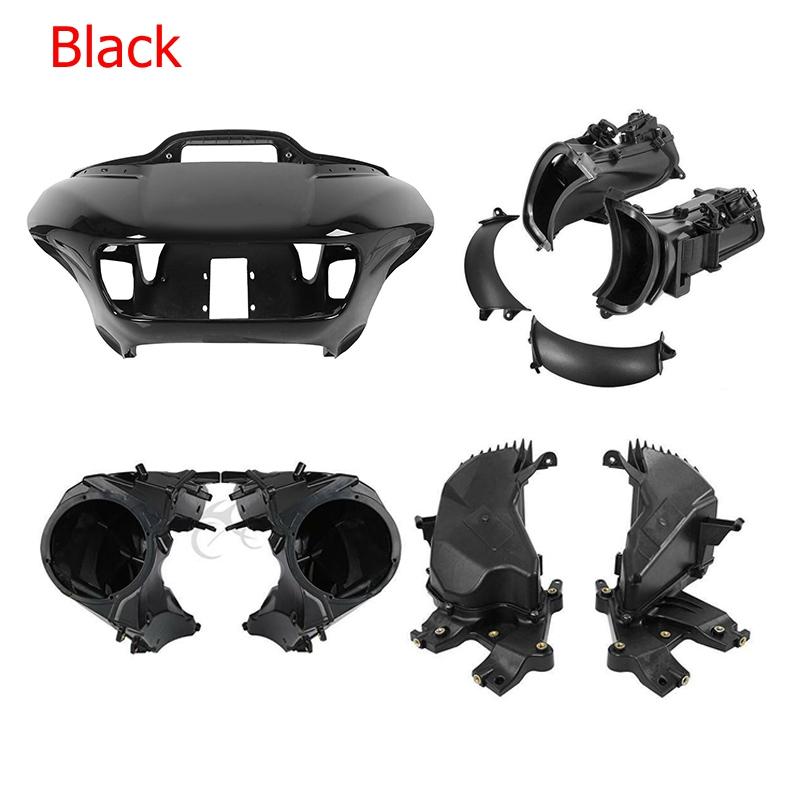 Motorcycle Front Outer Inner Fairing Speaker Glove Box Air Duct For Harley Road Glide 2015-2024