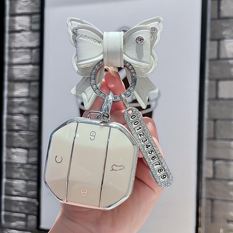 Tpu Car Remote Key Case Cover Protect Shell Fob For Chery Jetour Freer Freedom T2 Freer Traveller T1 Interior Accessories