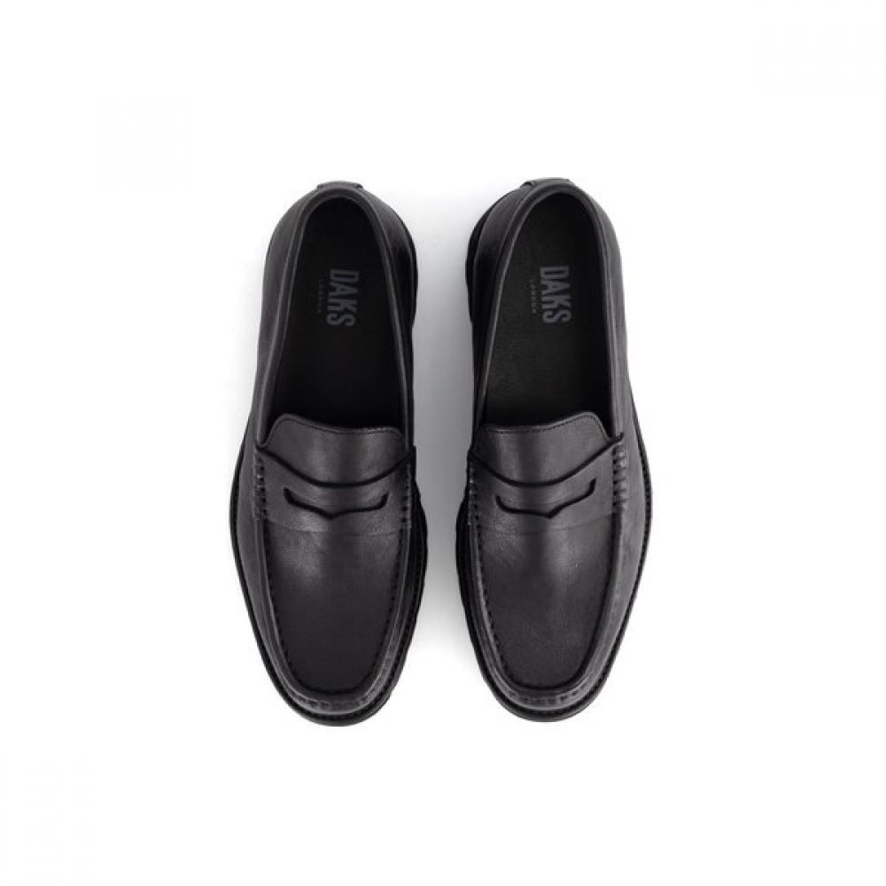 Daks Men S beSt Comfort Saffiano Penny Loafer Drm601ke10  Black 