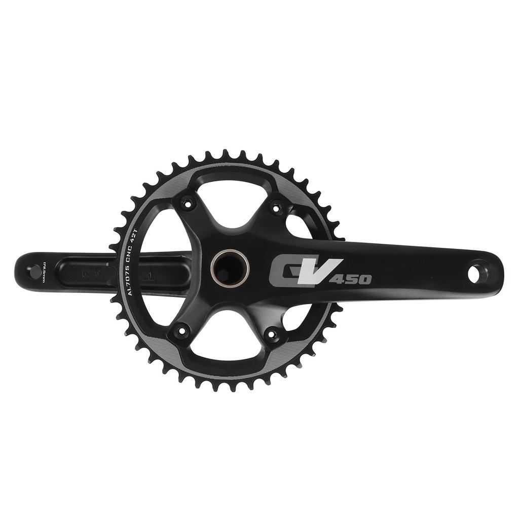 42T Cycling Crank Set Hollow Integrated 170mm Cycling Chainring Crankset for Road Cycles Upgrade