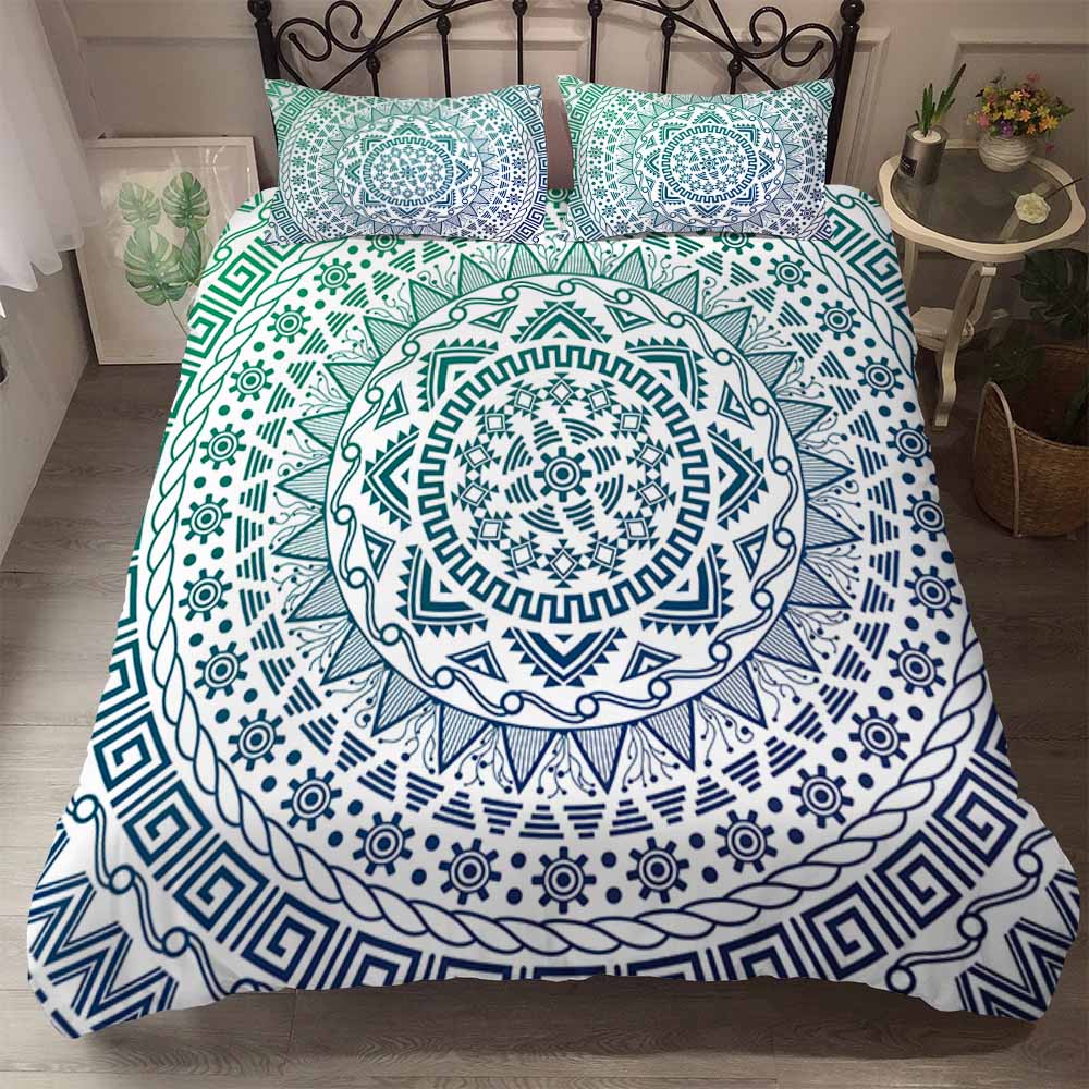 Luxury Bedding Set For Mandala Classic Colors Super Size Bohemian Bedset King Queen Full Duvet Cover Sets Boho Bedclothes Double