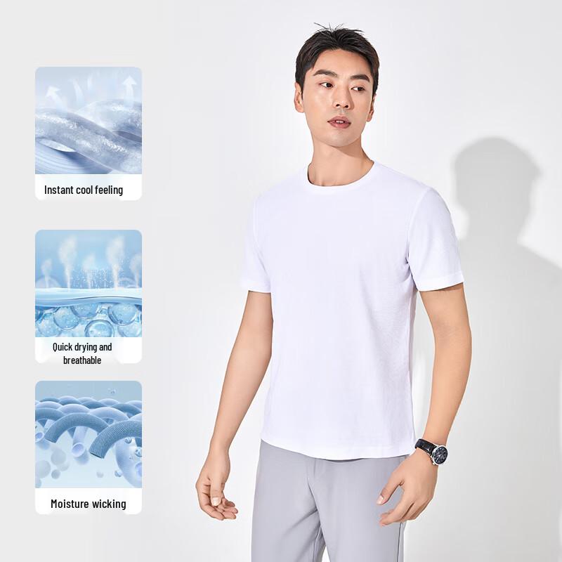 Fengxun Men's Casual Short Sleeve T-Shirt