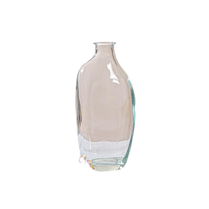 Minimalist Glass Vase for Hydroponic Green Plants - Perfect for Living Room Flower Arrangements and Home Decor