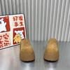 Baotou wedge heel non-slip slippers 2025 autumn small mango head foreign style increase retro outerwear muffin shoes