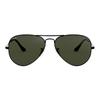 RayBan Aviator Alloy Black Frame Oval Sunglasses Men's