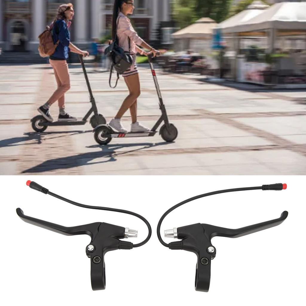 1 Pereche Manetă Frână Impermeabilă 2 Pini Manetă Frână Ghidon Trotinetă Electrică Aliaj Aluminiu Mâner Frână Trotinetă de Schimb