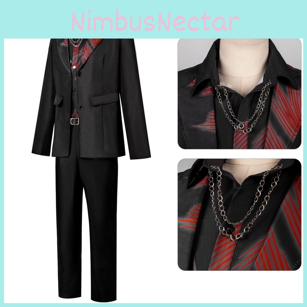 Love And Deep Space Qin Che Game Character Cosplay Costume Polyester Blend Roleplay Attire