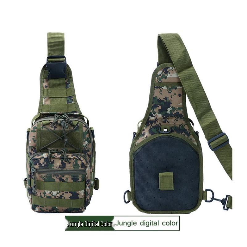 Men s Camo Oxford Crossbody Tactical Chest Bag