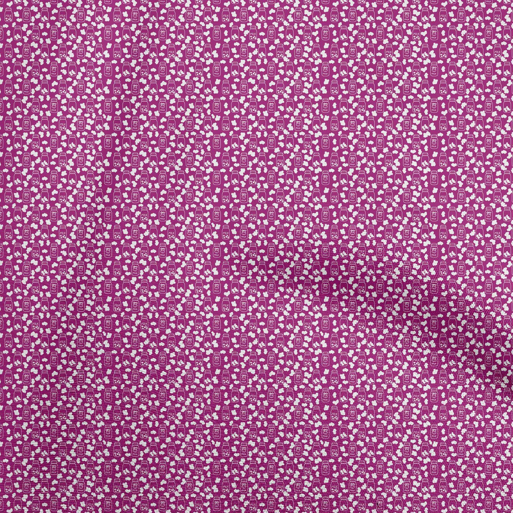 

OneOone Cotton Flex Green Fabric Довільне шиття Ремісничі проекти Принти на тканині 40 дюймів 42 Inch Wide - Viscose Chiffon фіолетовий