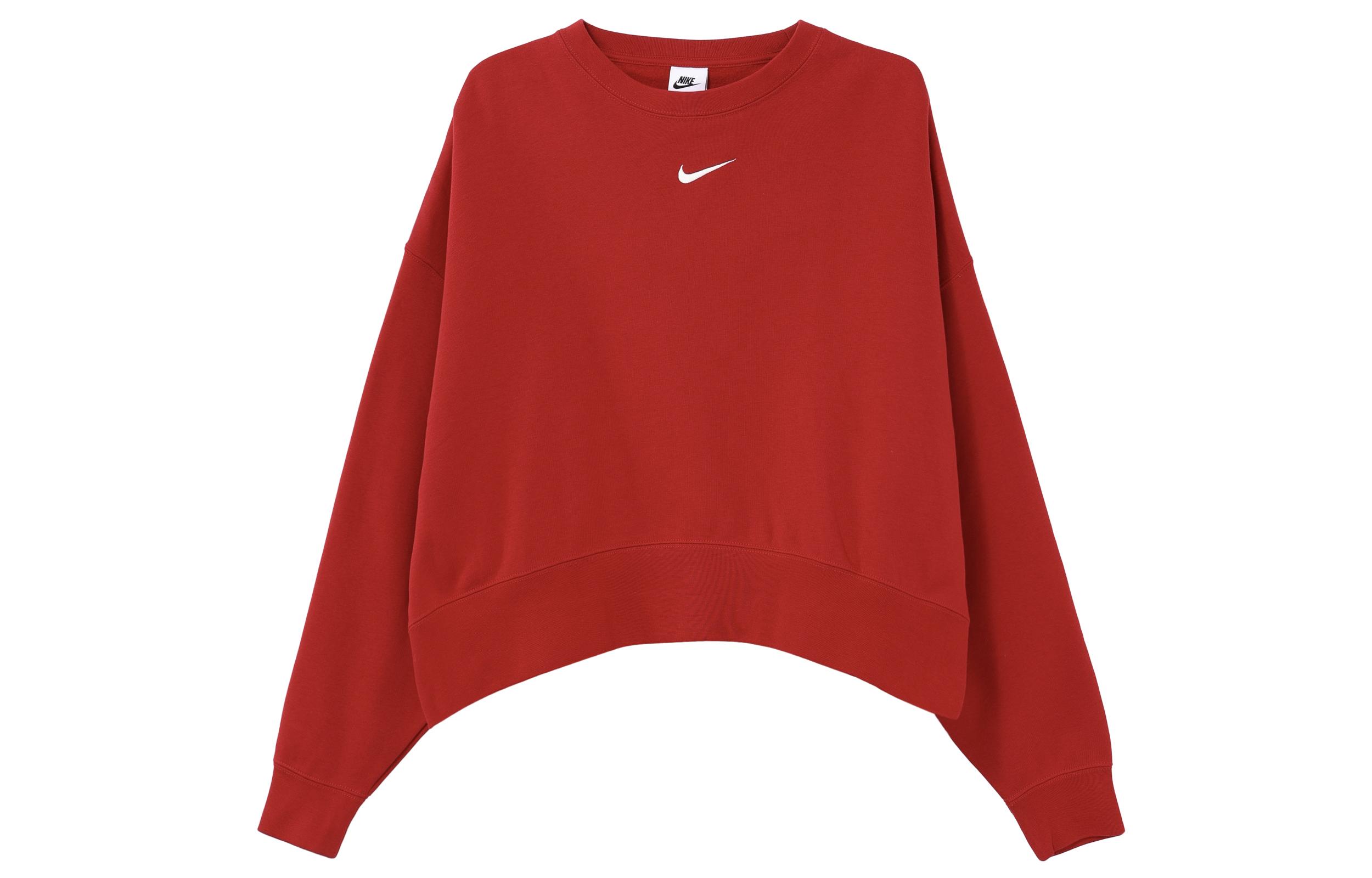 Nike CNY Collection Sweatshirts Women s Red Crew Neck Moderate Regular DR7842-687 S