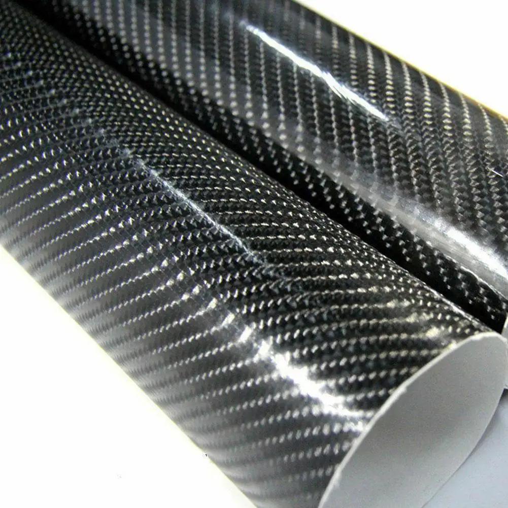 7D Carbon Fiber Vinyl Film Wrapping Vinyl Sticker Glossy Car Wrap Sheet Roll Decals Car Styling Auto Accessories