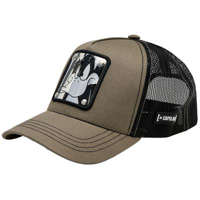 Capslab Looney Tunes Daffy Duck Cap, Mens Green Cap