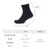 Finger for Outdoor Set Sizes Men's Five-Toe Socks, Cotton, Ankle-Length, Crew-Length, Sports, Activities, Trekking, 5-Pair (Black (5 Pairs) - 97BK,