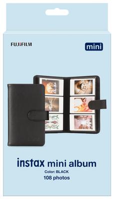 Fujifilm Album "INSTAX mini" für Filme 108 Blatt Aufbewahrung INSTAX mini 99 Album 108 Schwarz