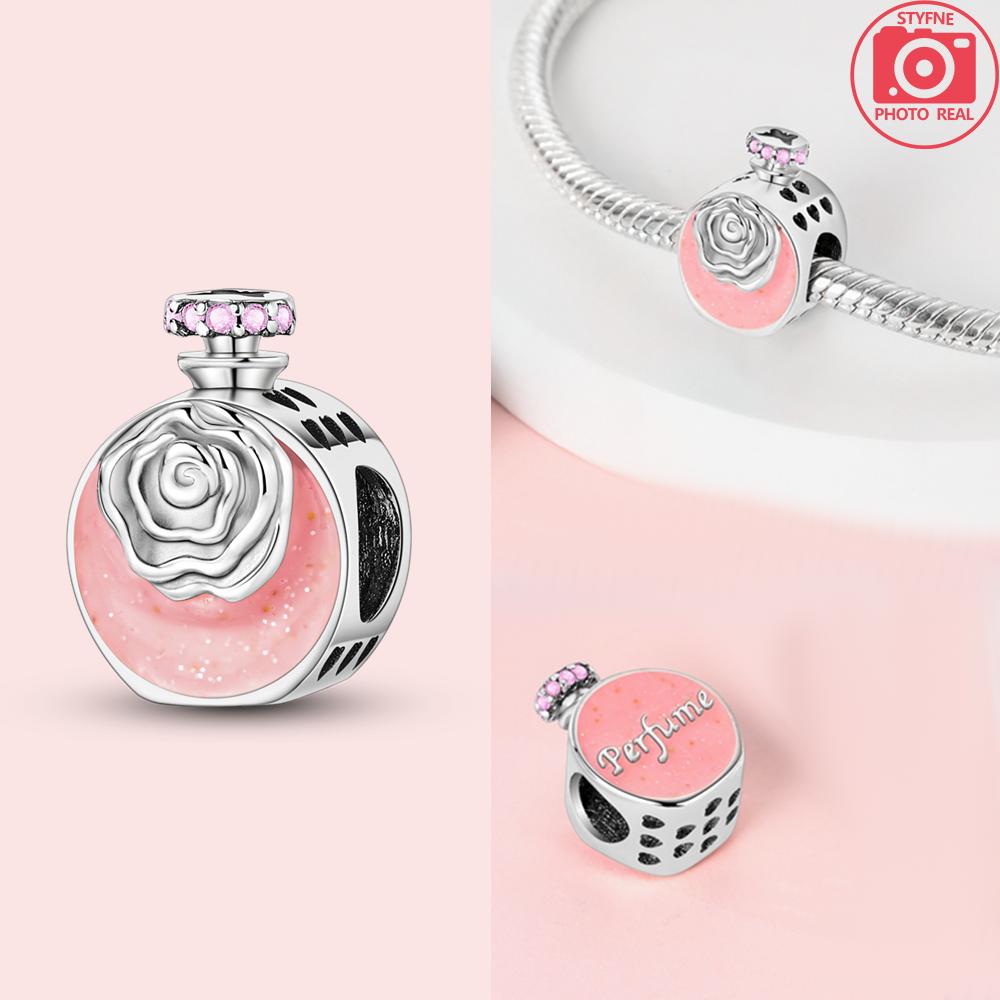 

Original Alarm Clock Owl Perfume Bottle Charms Copper Beads Fit Bracelet Jewelry Women Making Diy Gift Accessory