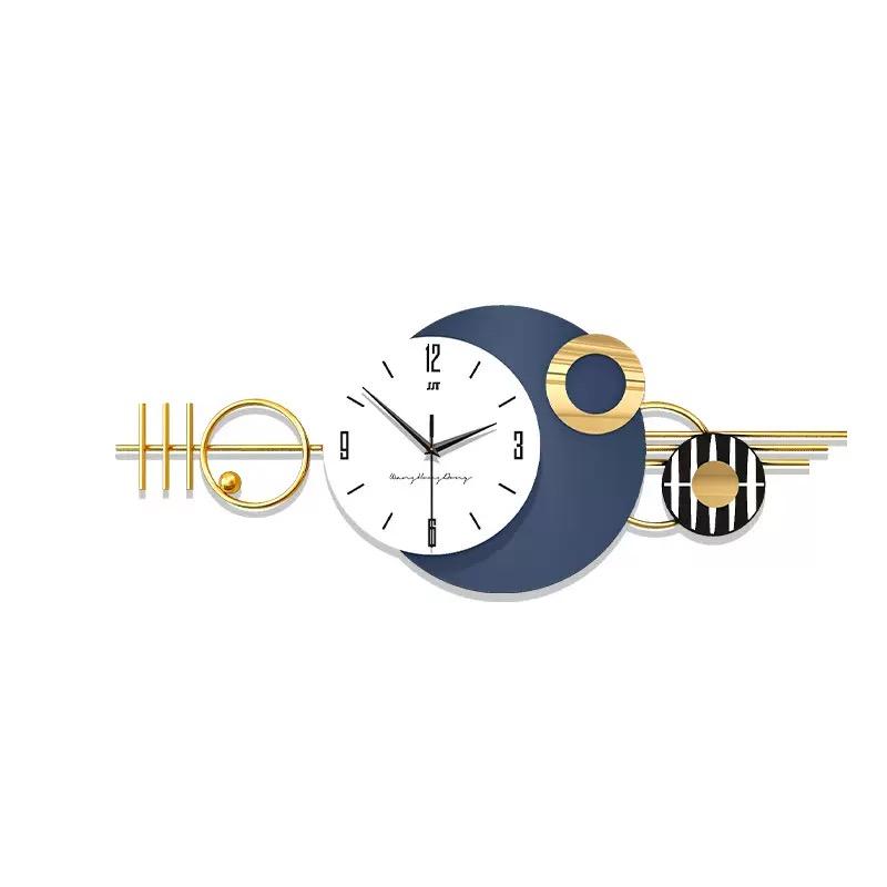 Nordic Luxury Wall Clock Creative Modern Living Room Decor Silent Scandinavian Dining Room Wall Art Clock Bedroom Clock