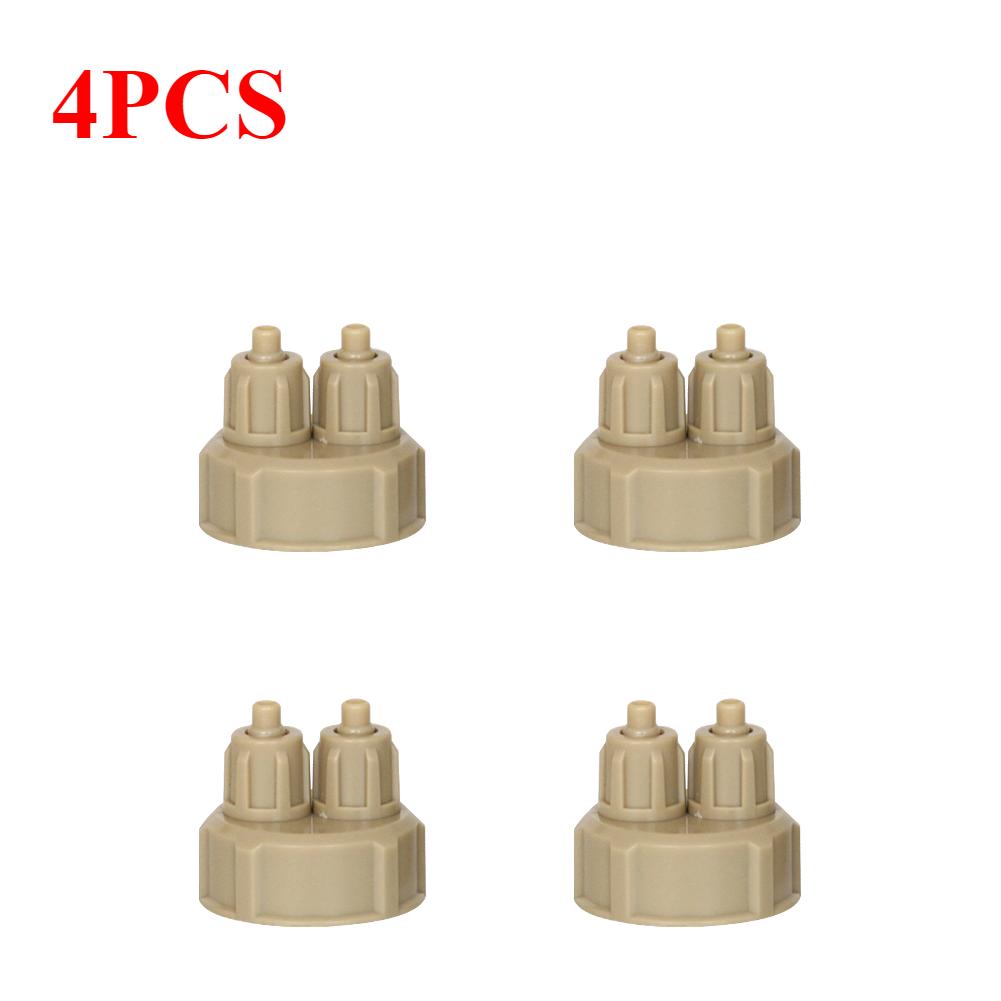 1-6pcs Plastic CO2 Generator Bottle Cap Carbon Dioxide Quick Screw Fish Tank CO2 Generator Bottle Cap Aquarium Supplies
