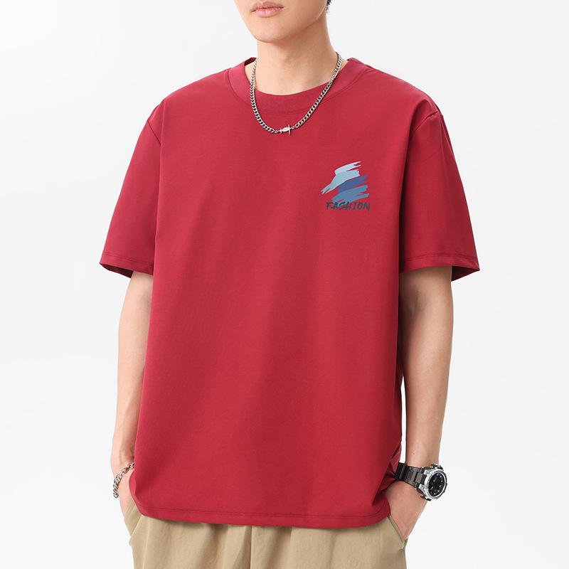 

Мужская футболка оверсайз с короткими рукавами, 12 цветов, 100% хлопок, мужская уличная футболка XXXL винный