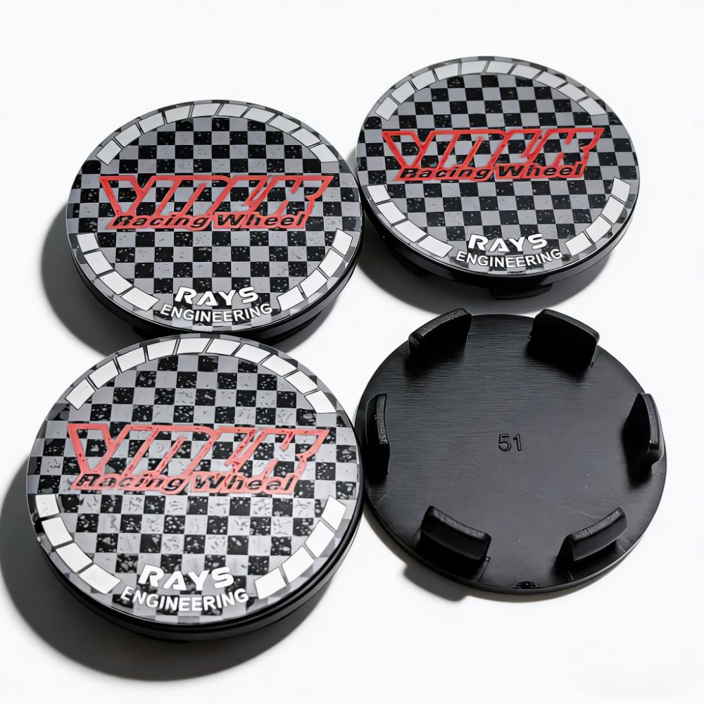 

4pcs Volk Rays Logo Emblem Badge Car Wheel Center Caps 51mm 46mm Wheel Hubcap Rim Hub Center Dust Cover Replace Car Accessrories Volk Rays Badge&4pcs Wheel Caps
