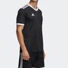 T Shirts Men's Black V Neck Moderate Straight Fit CE8934
