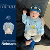 Cute Penguin Baby Romper: Soft Cotton Onesie for Boys & Girls - Perfect for Autumn & Spring