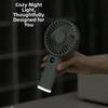 3600mAh Mini Fan Rechargeable USB Hand Fan Portable Handheld Fan  Office Use