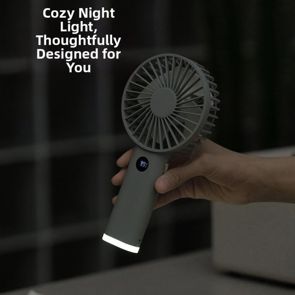 3600mAh Mini Fan Rechargeable USB Hand Fan Portable Handheld Fan Office Use