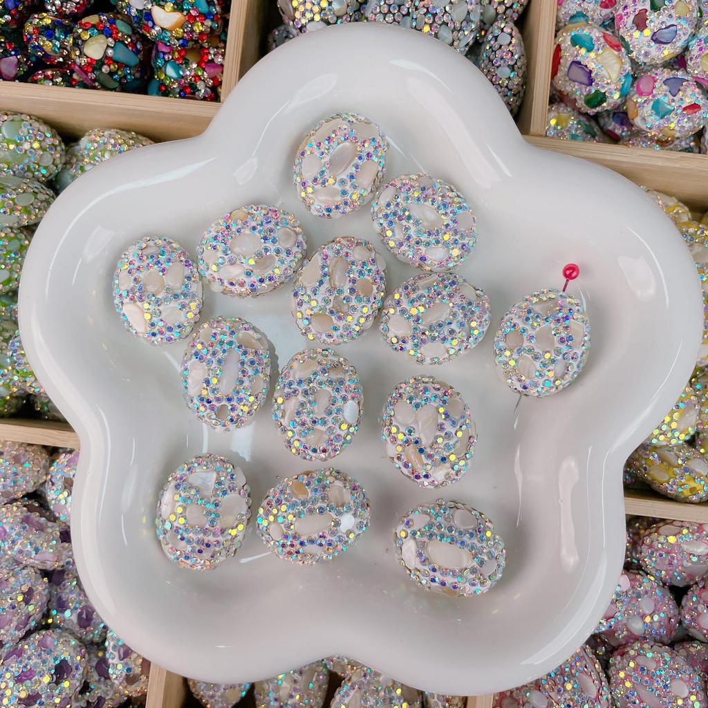 Handmade Rhinestone Crystal Beads for DIY Jewelry: Diamond Ball, Spacer, Pendant Materials