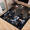 Kpop music Office Rug Chair Mat, Game Carpet, Suitable for Front Door, Bedroom, Living Room, Desk, Holiday Gift