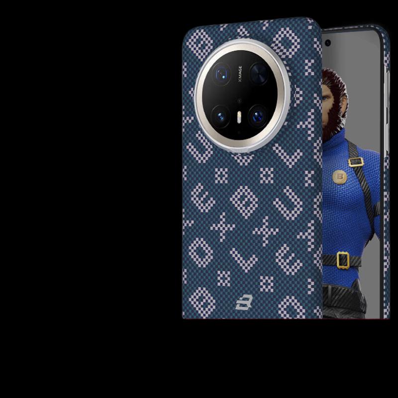 

Мистер. Синий кевларовый магнитный чехол для телефона Blue Gorilla для Huawei