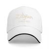 Zildjian Since  Embroidered Black Baseball Cap Classic Drummer Brand Logo Design Adjustable Fit for Music Enthusiasts