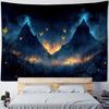 Dreamy Landscape Tapestry Bohemian Hippie Cartoon Aesthetic Art Wall Hanging Decor Home Background Poster
