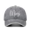 Washed Cotton Parent-child Baseball Hats Vintage Family Baseball Cap Outdoor Sunscreen Hats  Gifts