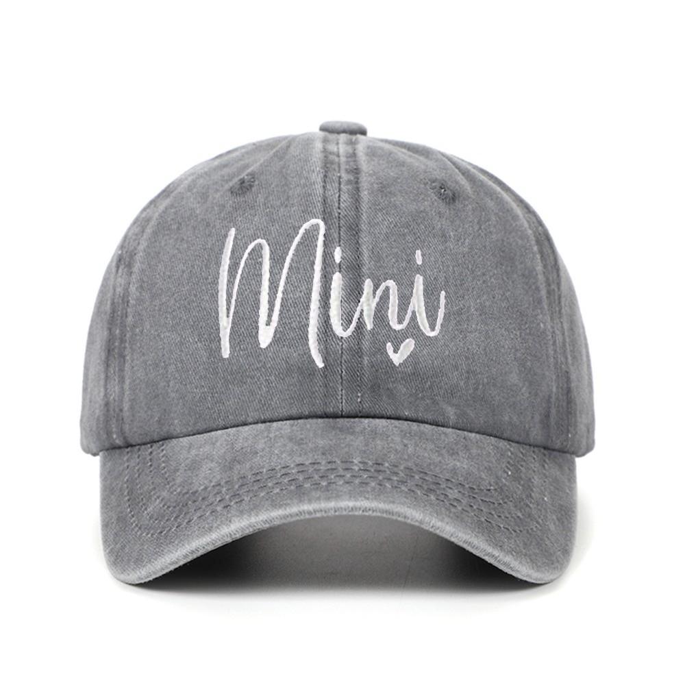 Washed Cotton Parent-child Baseball Hats Vintage Family Baseball Cap Outdoor Sunscreen Hats Gifts
