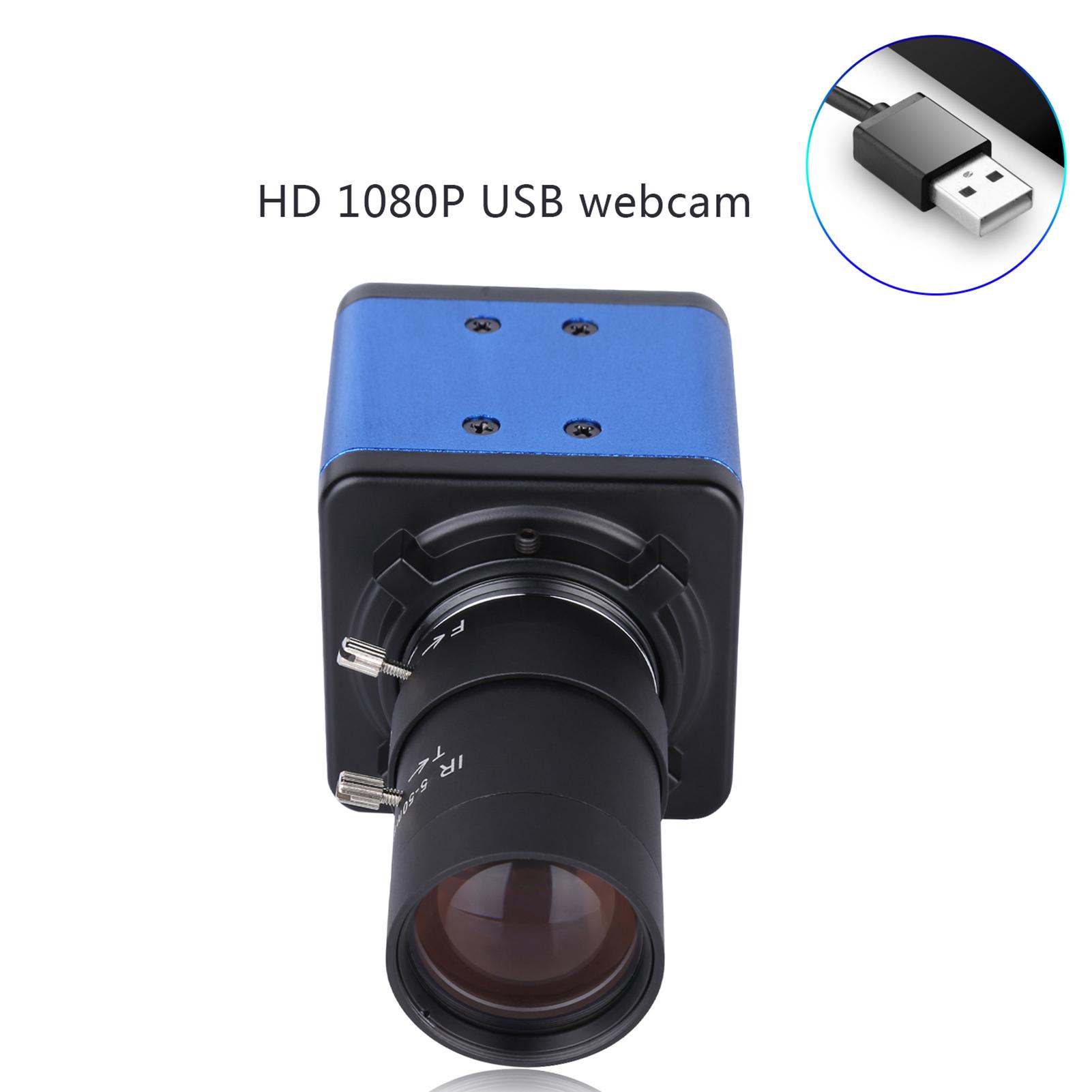 

1080P HD Camera Computer Camera Webcam 2 Megapixels 10X Optical Zoom 80 Degree Wide Angle Manual Focus Auto Exposure синій