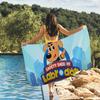 Cartoon S-Safety S-Sheriff L-Labrador Towel Quick Drying Beach Towels Are Suitable For Swimming Pools Camping Yoga And The Gym