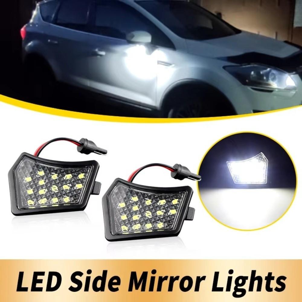 2Pcs White Light LED Welcome Lamp for Suitable for Volvo S60 S80 V50 V70 XC70 XC90 Jaguar XJ