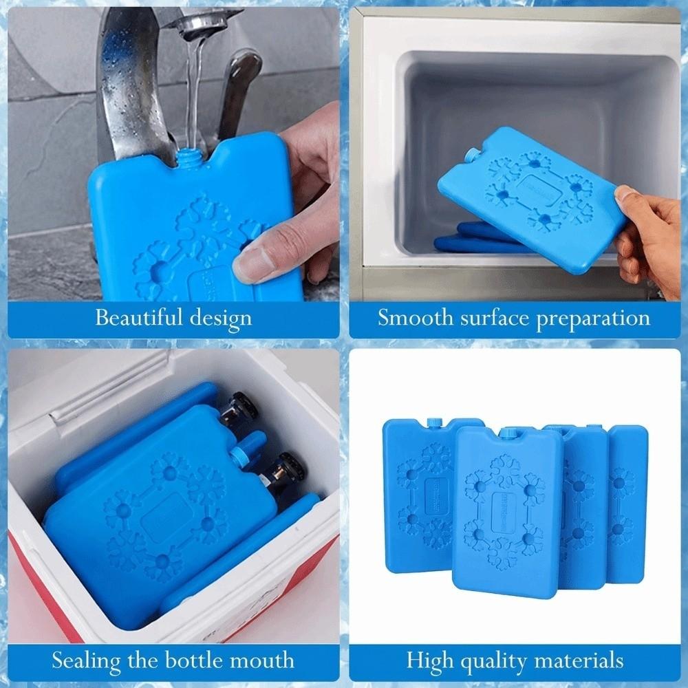 Water Fill Cooling Pack Reusable Refrigerated Shipping Cooling Box Portable Picnic Cooler Box