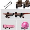 2-Pack Yoga Ball Wall Mount Holder, Heavy Duty Gym Ball Storage Rack, Space Saving Organizer for Home Gym & Fitness Room