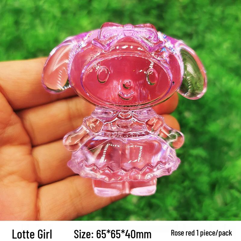 Large My Melody & Kuromi Anime Desktop Ornament Doll Birthday Gift
