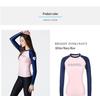 Korean-Style Women's Two-Piece Surfing Suit: Long Pants & Long Sleeve, Quick-Dry Sun Protection for Diving, Snorkeling, and Jellyfish Safety.