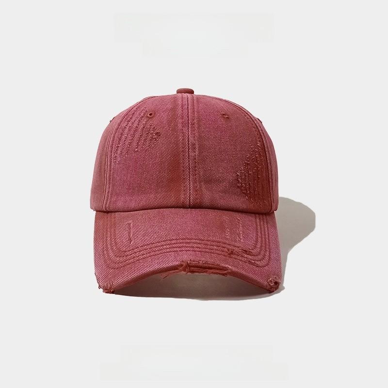 Baseball Cap Men Women Vintage Washed Cotton Wide Brim Sun Hat For Streetwear