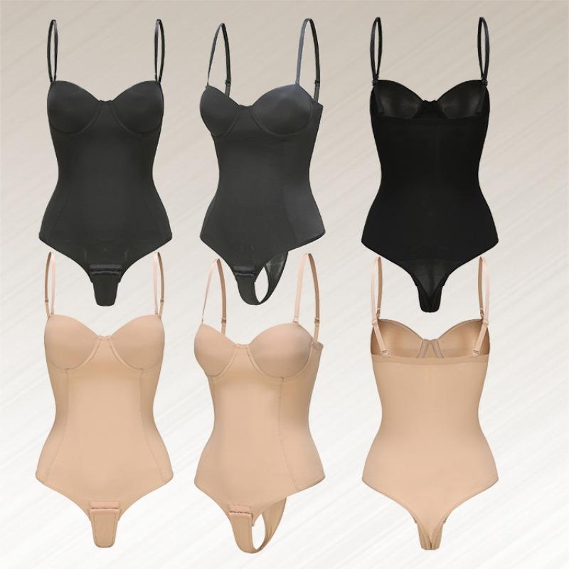 Body Donna Senza Spalline Taglie Forti Controllo Pancia Modellante Per Sotto Vestito